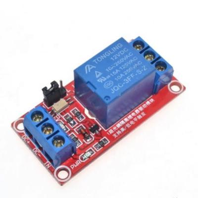 China 1 Channel 12V Relay Module Panel Shield With Optocoupler Support Module 1 Relay Channel Trigger 1 High And Low Level for sale