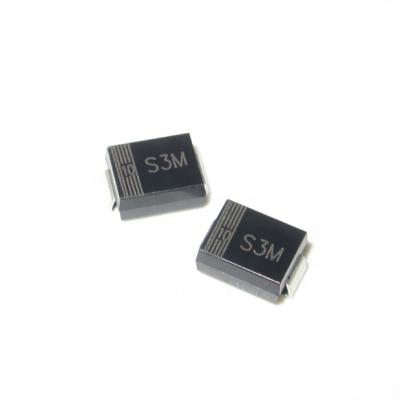 China S3M SMB 1N5408 3A 1000V DO-214AA S3m smd rectifier diode for sale