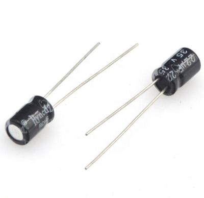 China original Chaoyue electrolytic capacitor 35V/22UF 5*7mm 25V/680UF 10*17mm 25V/680UF capacitor 35V/22UF for sale