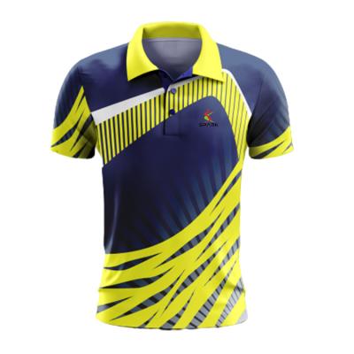 China Produces Custom Mens Sportswear QUICK DRY All Over Sublimation Printing Polo Shirts for sale