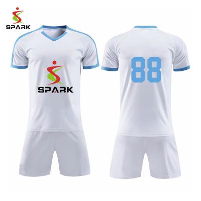 China Custom Made Simple High Quality Soccer Jersey Plus Size Football Products for sale