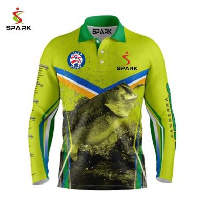 China Custom Anti-UV Dye Sublimation Protection Fishing Quick Dry UV Shirts for sale