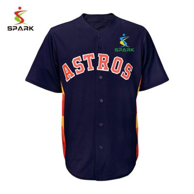 China Breathable Plain Breathable Sublimation Custom Mens Majestic Baseball And Baseball Wear for sale