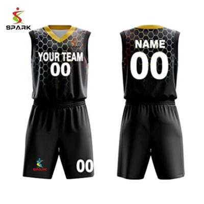 China Wholesale Breathable Sublimated Custom Design Basketball Uniform For Kids / Adults for sale