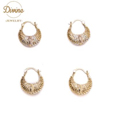 China ChinaDivine Fashion Jewelry Promotional Trendy Women For Copper Alloy Gold Single Earring for sale