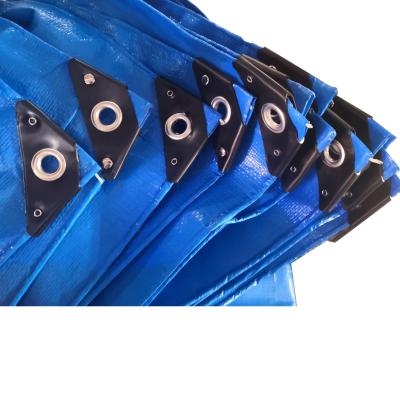 China Water Resistant Blue Color Europe Market Waterproof Pe Tarpaulin Manufacturer for sale