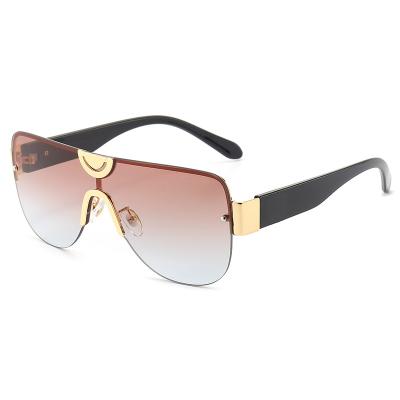 China Fashion sunglasses 2021 sunglasses spot Europe and the USA fashion design glass factory anti-UV400 metal wholesale sunglasses for sale