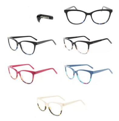 China Fashionable Wholesale Vintage Men Eyewear Acetate Glass Frames Glasses for sale