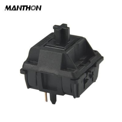 China Game Games Gateron Oil King Switches With Pre Lubricated 5pin 55g Linear For Mechanical Keyboard Switches for sale