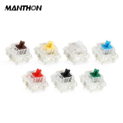 China Anti-ghosting Gateron KS-9 KS 9 Green Yellow Brown Black Red Clear 3pin Blue Switches For MX Keyboard Mechanical Switches for sale