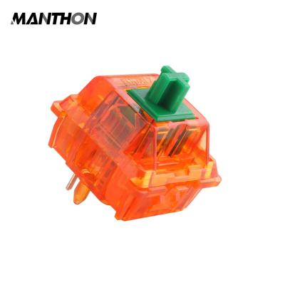 China EQUALZ Anti-Ghosting Mandarin V2 Switches For Keyboard 62g 67g Translucent Linear Shaft Mechanical Precise Lubricated Custom Switches for sale