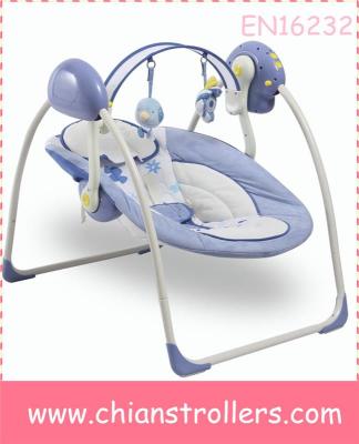 China Newborn baby swing chair with music with EN71 and EN16232 64*54*72cm for sale