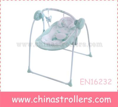 China Oxford Swing Baby Crib Multifunctional Automatic Baby Swing for sale