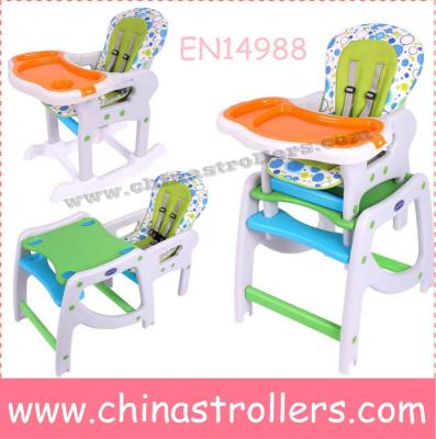 China Baby plastic umpire chair with table, rocker, child desk and chair for sale