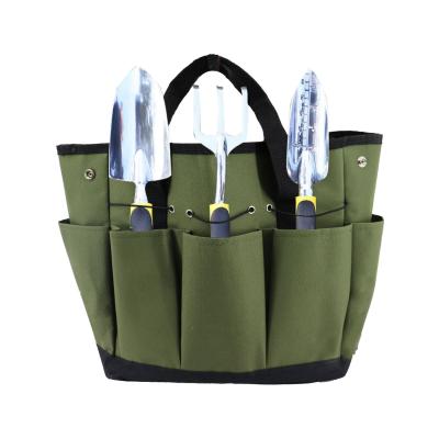 China Oxford Durable Multi-Pocket Outdoor Waterproof Garden Multi-pocket Gardener Tool Storage Bag Pruning Tool Gardening Packing for sale