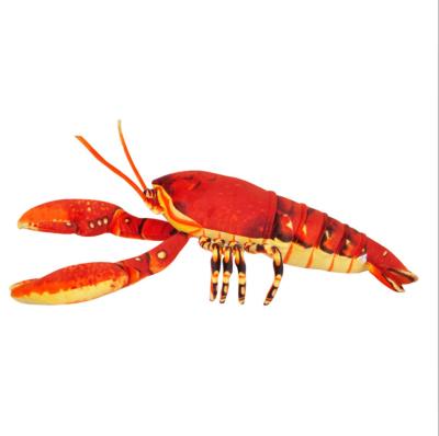 China Realistic Plush Shrimp Plush Toy Pillow Ocean Series Shrimp for sale