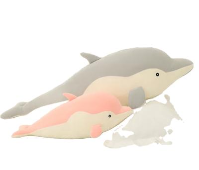 China Plush Different Size Custom Stuffed Dolphin Toys Sea Animal Plush Toy Soft Dolphin Cushion for sale