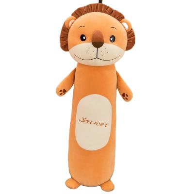 China Big Hot Sleep Pillow Strip Toy Stuffed Cartoon Plush Cylindrical Pillow Selling Pillow for sale