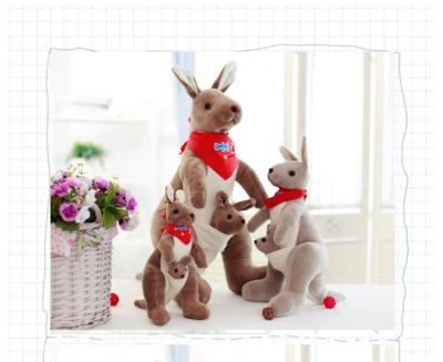 China Factory wholesale plush toy kangroo mom&baby hoodie with kangroo pocket for sale