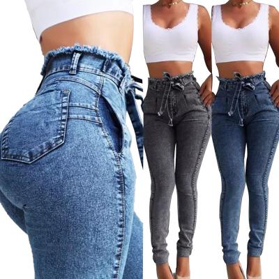 China Haisen Waterproof Casual Wide Leg Pants Wide Leg Jeans Woman High Waist Denim Culotte Women Loose Straight Oversized Long Pants for sale