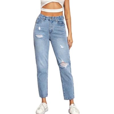 China Haisen Breathable Jeans Factory Custom Women Plus Size Elastic Waist Stretch Solid Color Pants High Waist Pencil Pants Skinny Jeans for sale