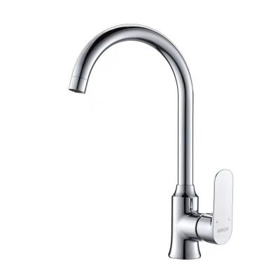 China Brass Kitchen Mixer Faucet Deck Mount Brass Bar Rotating Faucet for sale