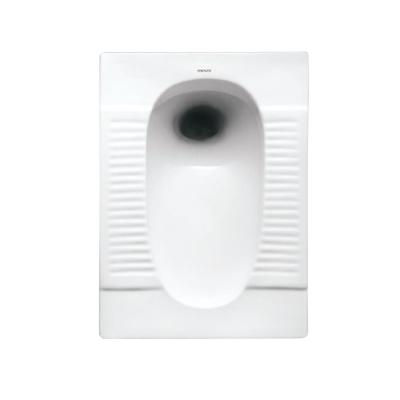 China Ocupación de cerámica esmaltada Pan With S Tray Bathroom Squat Toilet en venta