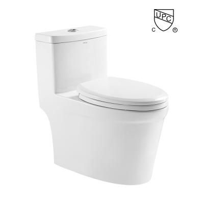 China Westelijke Ééndelige Toiletten 700×385×700mm Gediplomeerd UPC van WC Te koop