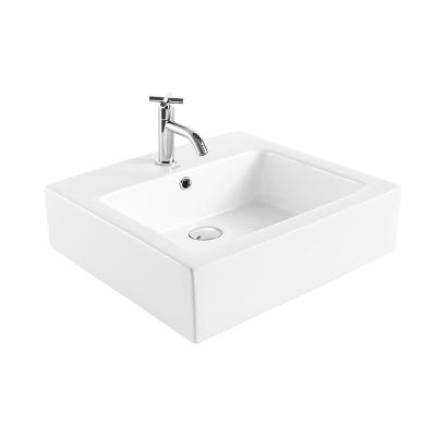 China Lavabo de la encimera de la FLECHA AP474, lavabo sanitario de la forma del rectángulo de las mercancías en venta