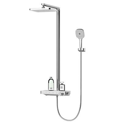 Chine Le mélangeur thermostatique de douche de Bath de précipitations a placé D 411mm H 1132mm à vendre