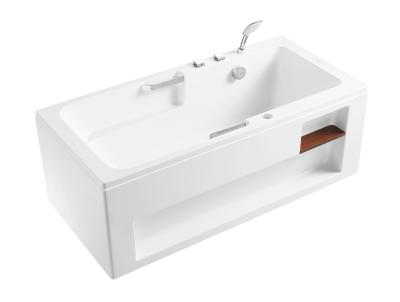 China AQ1762SQ Free Standing Bathtub , 160L 200W Hotel Soaking Tub for sale