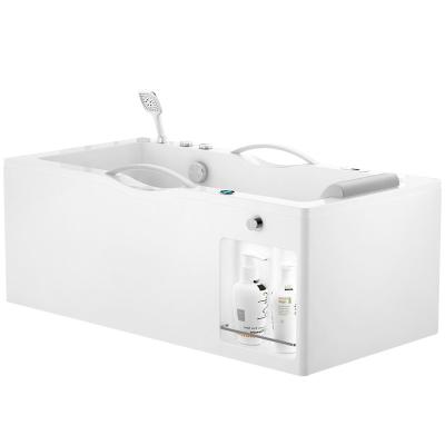 China Bathroom 1700 Freestanding Bath 180L Capacity Bubble Surfing Massage for sale