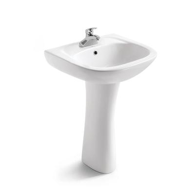 China Lavabo de pedestal libre de la FLECHA FP3601, pequeño pedestal de cerámica del fregadero del cuarto de baño en venta