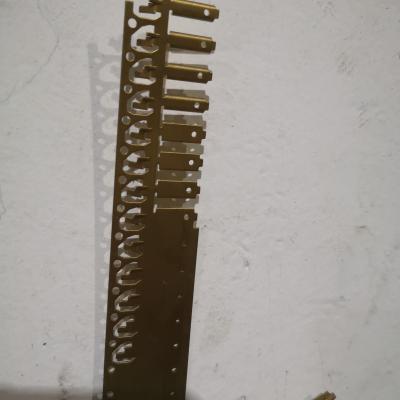 China Stainless Steel Copper Metal Shrapnel Custom Bending And Drawing Stamping Parts for sale