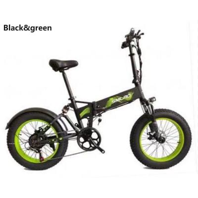 China Fast Hot Sale CE Aluminum Alloy USA Delivery Electric Bike 48V Motor 20 Inch Fat Tire EBike 750 1000W Lithium Battery Leisure Electric Bicycle for sale