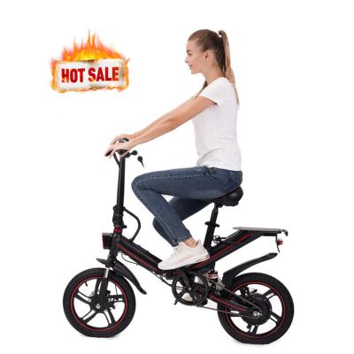 China Aluminum Alloy Eu Warehouse Delivery CE Fast Leisure E Bike 16 Inch 15.5AH Foldable Electric City Bike 16 500W 48V Electric Bicycle 10.5 for sale