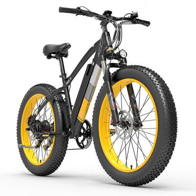 China Aluminum Alloy Factory Outlet Covered 48V Speed ​​48V Electric Bicycle 7 Speed ​​Electric Bicycle 1000W LED Smart Display EEC Electric Bicycle for sale