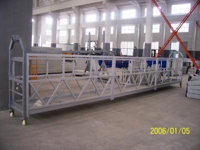 China ZLP800 Steel Aerial Lifting Powered Suspended Platform Cradle 800 Rated Load for sale