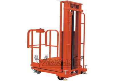 China 200kg Mobile Elevated Work Platform , Semi - Electric Aerial Order Picker for sale