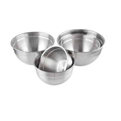 China Hot Selling Viable to EU and USA Brand Stainless Steel Deep Mixing Bowl Mixing Bowls Cooking Set for sale