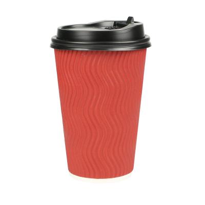 China Hot Cold Drinks 8oz/12oz/16oz Coffee Paper Cup With Lid Logo Hot /Cold Drinks Custom Paper Cup for sale