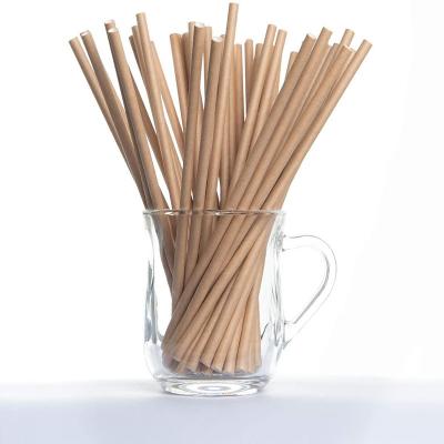 China Recyclable High Quality Degradable Paper Straws 0.6*19.7cm Eco - Friendly Paper Straws for sale