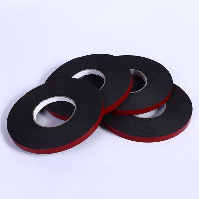 China Non-marking Sponge PE Tape 10mm*20m Double Sided Adhesive PE Material Black Double Sided Tape for sale