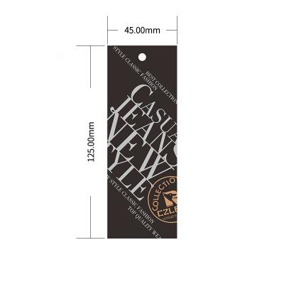 China Wholesale Custom Apparel Hang Tags Customize Your Own LOGO Paper Tags from Recyled for sale