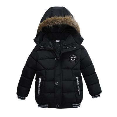 China Vintage Children Winter Cotton Thick Warm Coats Hooded Warm Jacket 2-6 Years Old for sale