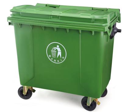 China Outdoor Dust 1100l Garbage Bin Sustainable Waste Trash Can Waste Bin for sale