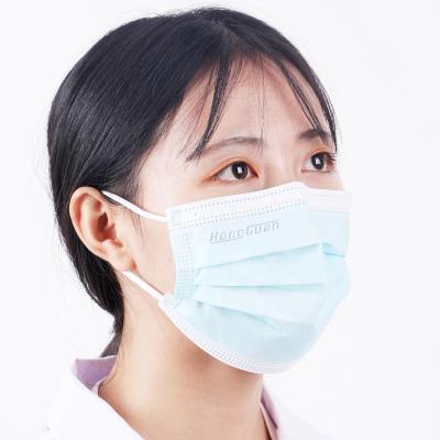 China Comfortable fit shengquan factory directly supply to sell masks to filter faMedical disposable 3 ply mouth mask protective earloop face mask for sale