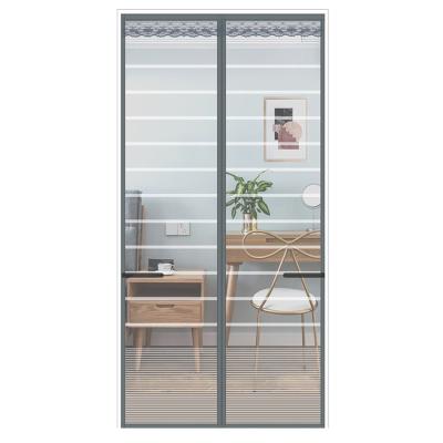 China Modern Fiberglass Screen Door Storage Magnetic Curtain for sale