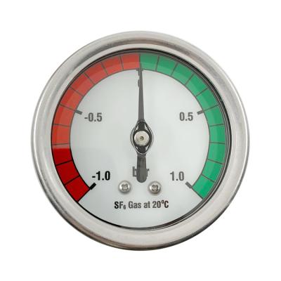 China 63mm Durable Quakeproof Gauge sf6 Gas Density Monitor Sf6 Excellent Density Monitor for sale