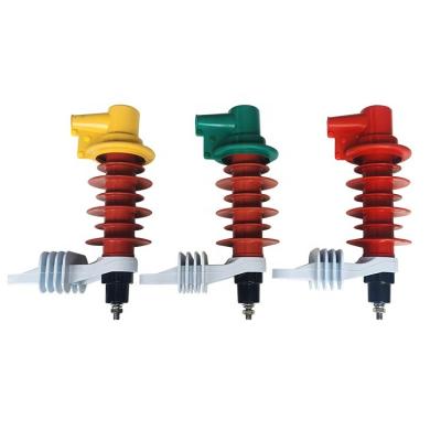 China SPR 10KV Silicone Rubber Transmission Line Surge Arrester 10Ka for sale